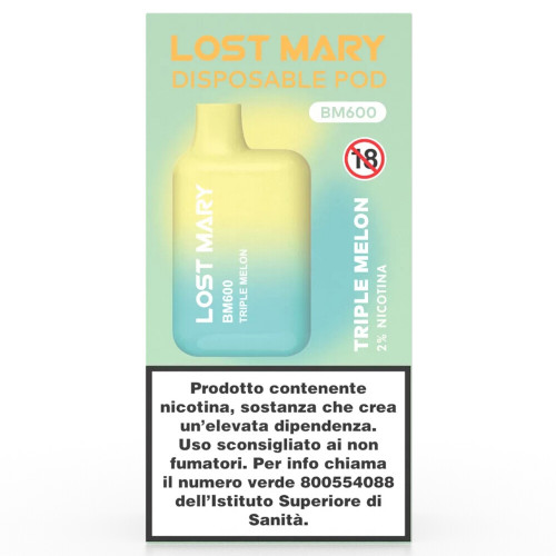 Lost Mary BM600 Disposable Electronic Cigarette Triple Melon 20mg/ml