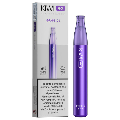 Kiwi Go Disposable Electronic Cigarette Grape Ice