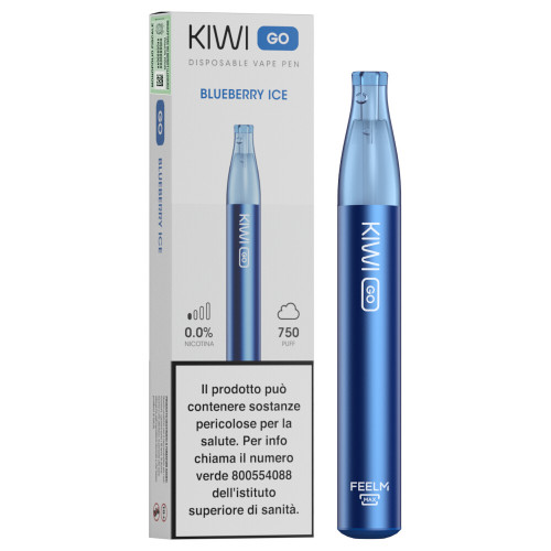 Kiwi Go Sigaretta Elettronica Usa e Getta Blueberry Ice